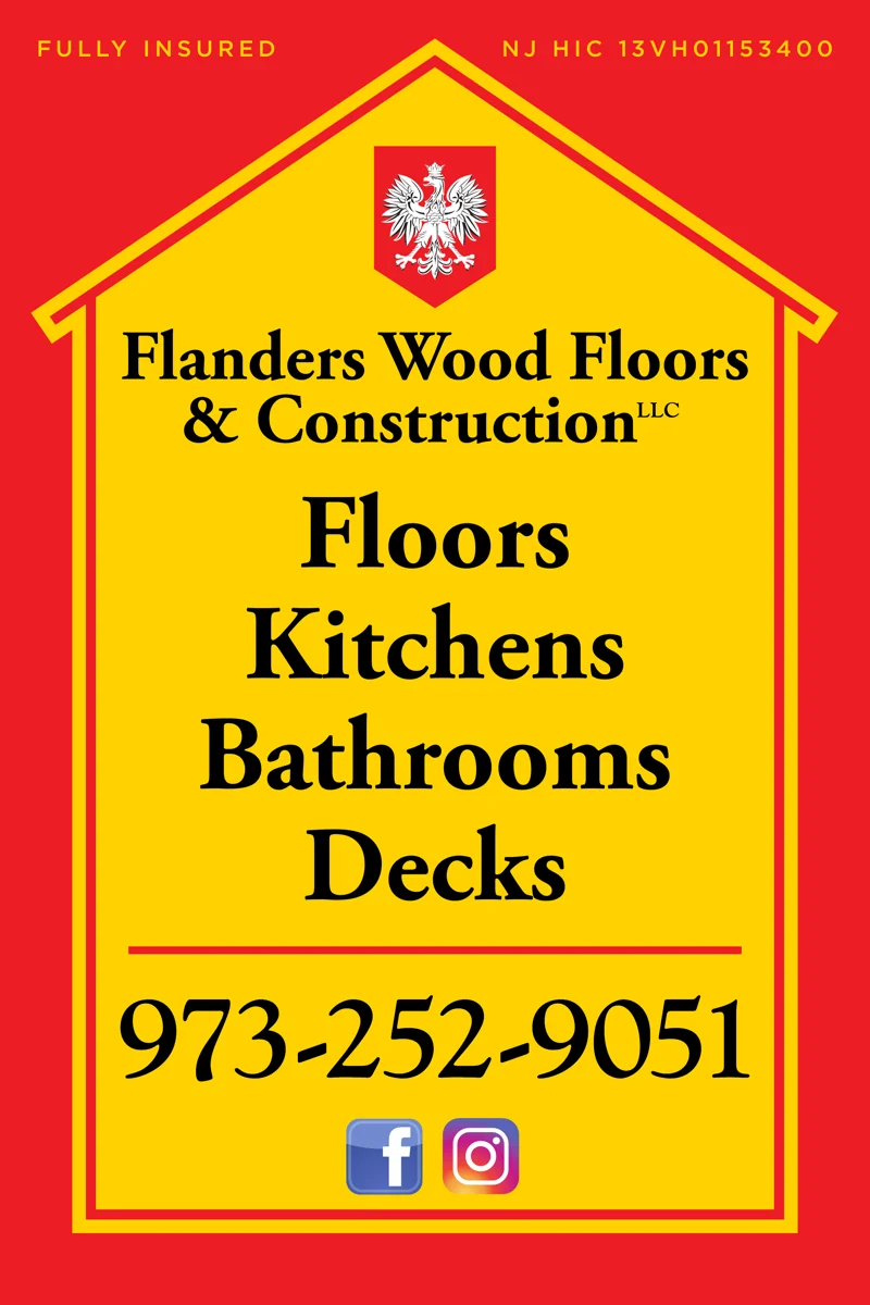 Flanders Wood Floors & Construction. Floors, kitchens, bathrooms, decks. 973-252-9051.